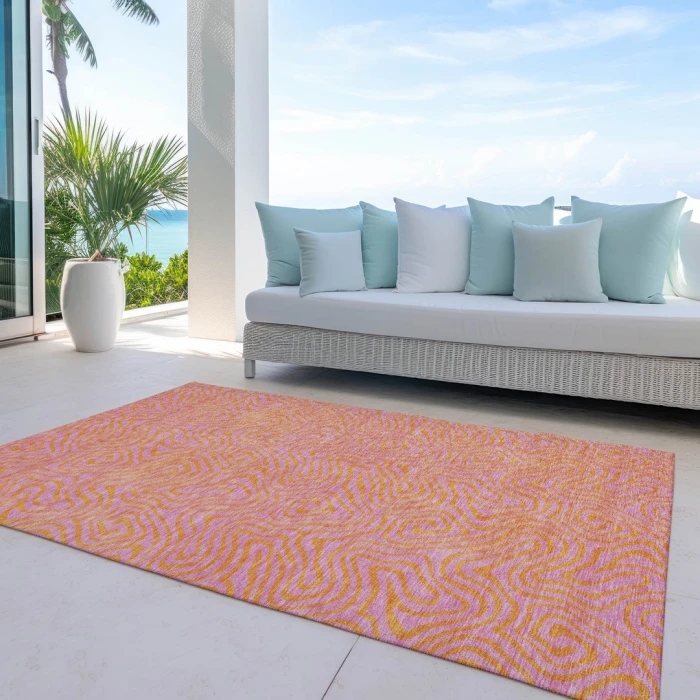 Addison Rugs Chantille Pink ACN1031 9ft. x 12ft. Rect. Rug