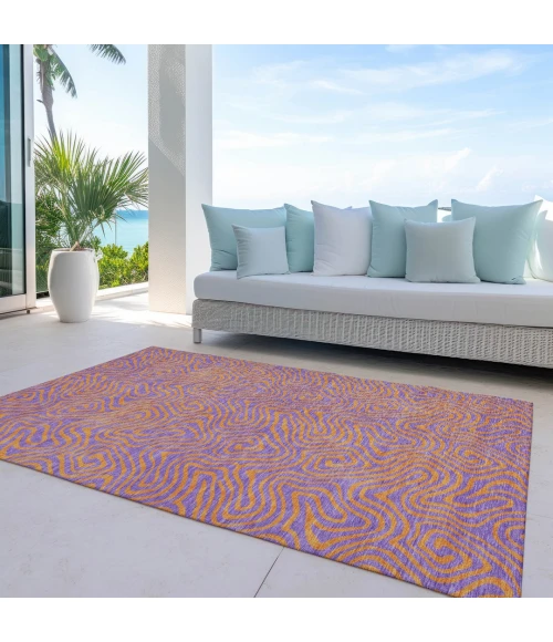 Addison Rugs Chantille Purple ACN1031 5ft. x 7ft.6in. Rect. Rug