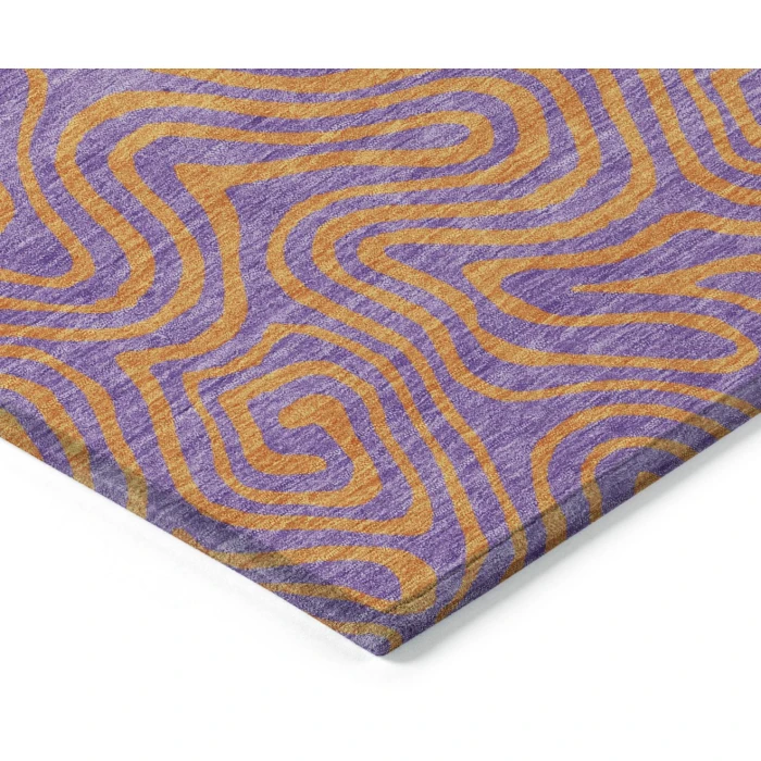 Addison Rugs Chantille Purple ACN1031 9ft. x 12ft. Rect. Rug