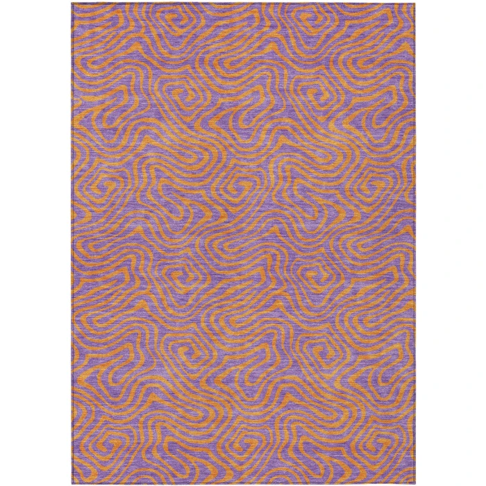 Addison Rugs Chantille Purple ACN1031 9ft. x 12ft. Rect. Rug