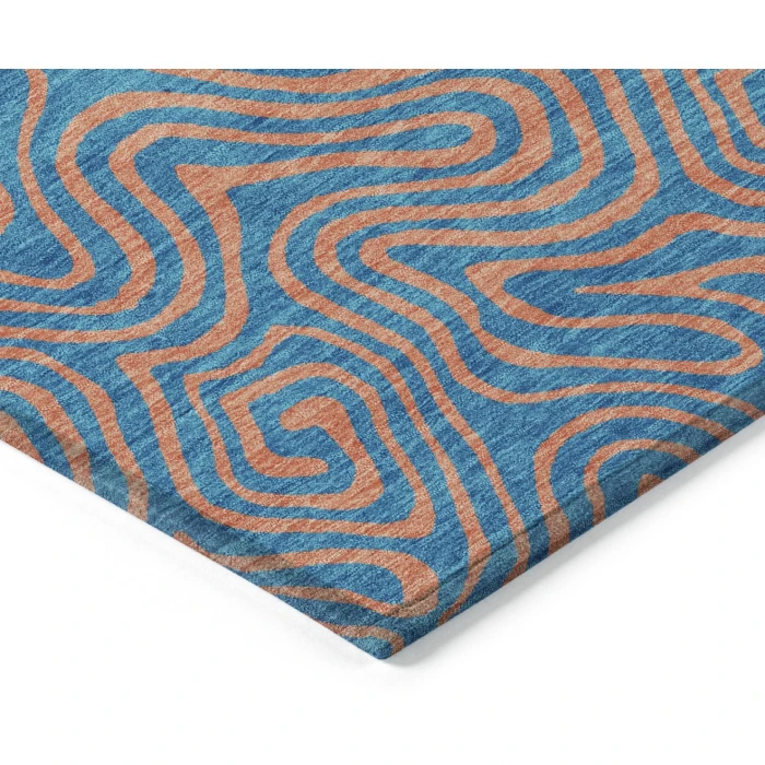 Addison Rugs Chantille Teal ACN1031 9ft. x 12ft. Rect. Rug