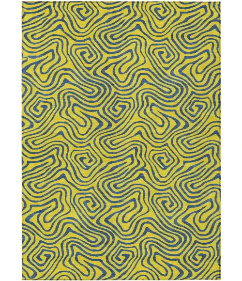 Addison Rugs Chantille Gold ACN1031 5ft. x 7ft.6in. Rect. Rug