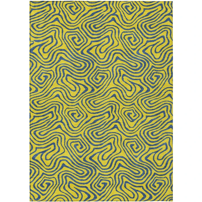 Addison Rugs Chantille Gold ACN1031 8ft. x 10ft. Rect. Rug