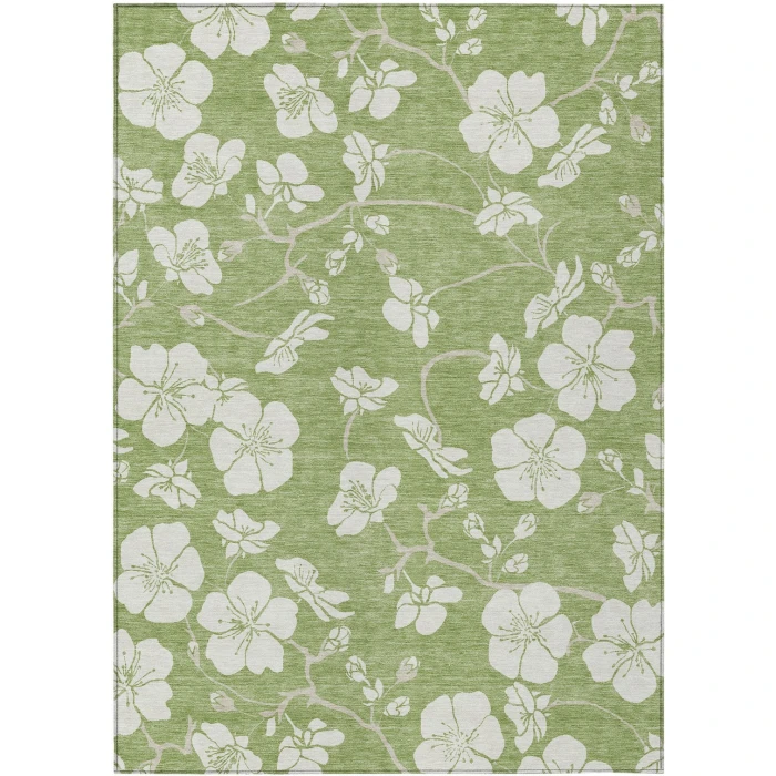 Addison Rugs Chantille Green ACN1032 8ft. x 10ft. Rect. Rug