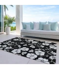 Addison Rugs Chantille Black ACN1032 8ft. x 10ft. Rect. Rug