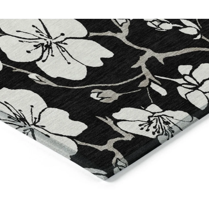 Addison Rugs Chantille Black ACN1032 8ft. x 10ft. Rect. Rug