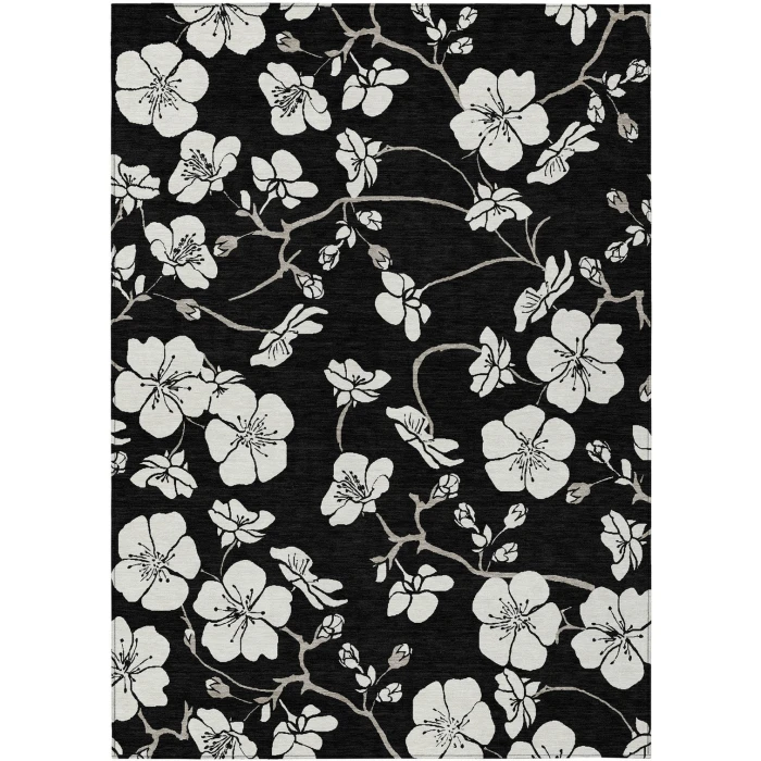 Addison Rugs Chantille Black ACN1032 8ft. x 10ft. Rect. Rug