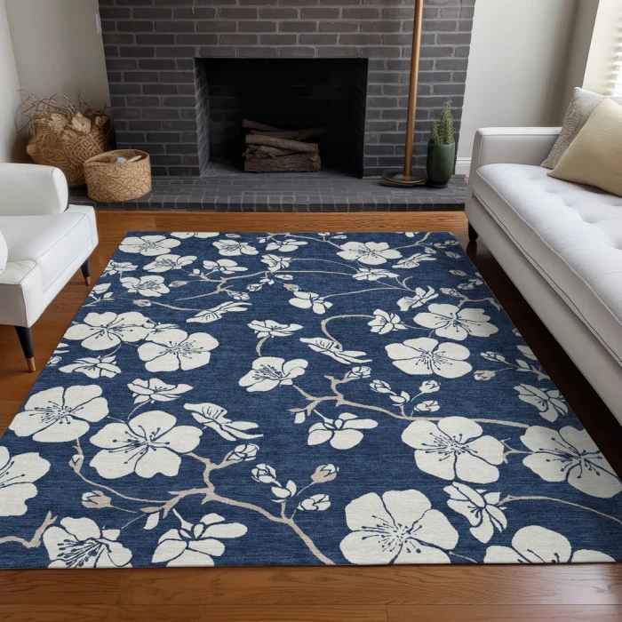 Addison Rugs Chantille Blue ACN1032 9ft. x 12ft. Rect. Rug