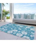 Addison Rugs Chantille Teal ACN1032 9ft. x 12ft. Rect. Rug
