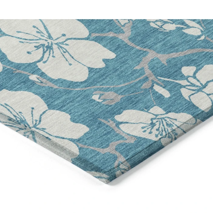 Addison Rugs Chantille Teal ACN1032 9ft. x 12ft. Rect. Rug