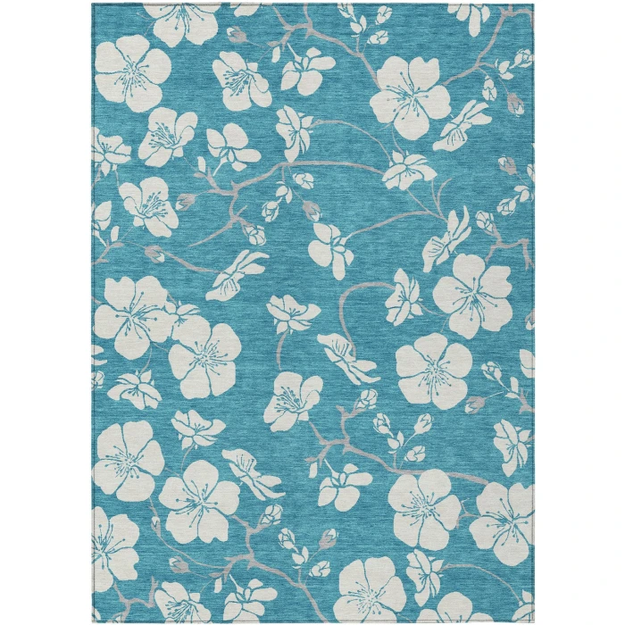 Addison Rugs Chantille Teal ACN1032 9ft. x 12ft. Rect. Rug