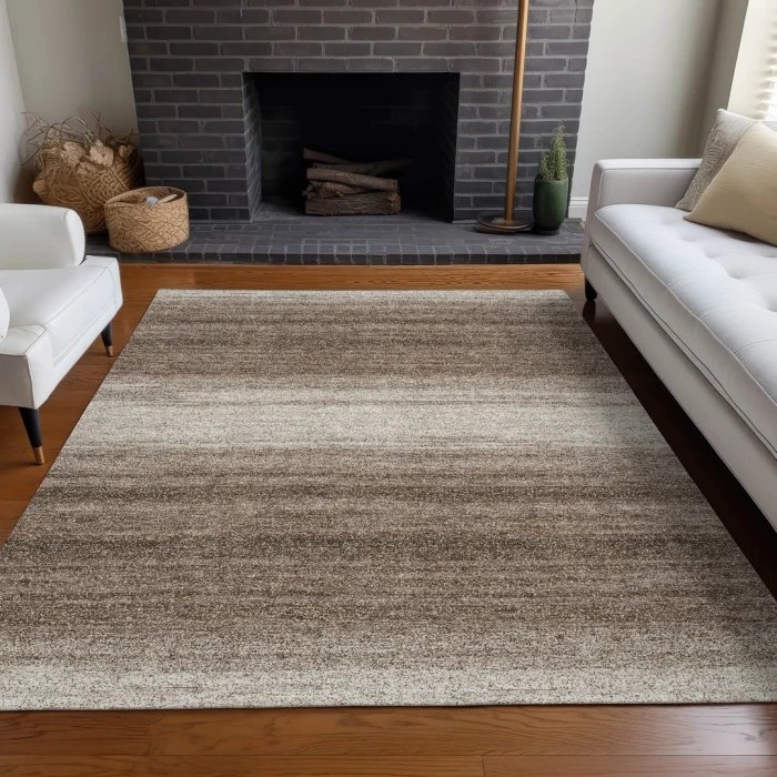 Addison Rugs Chantille Brown ACN1033 5ft. x 7ft.6in. Rect. Rug