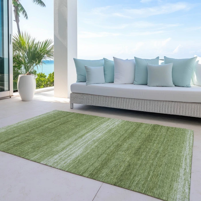 Addison Rugs Chantille Green ACN1033 8ft. x 10ft. Rect. Rug