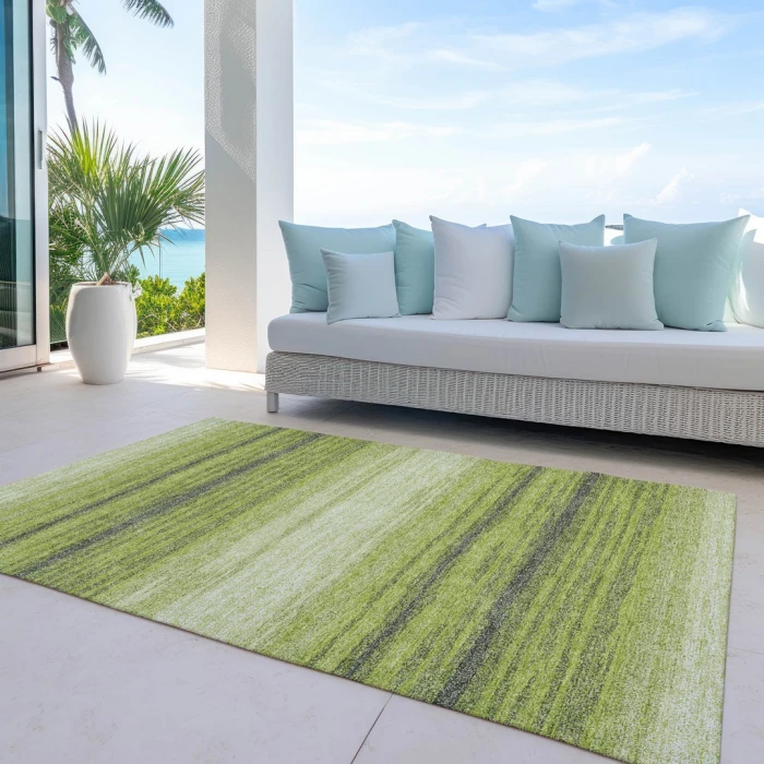Addison Rugs Chantille Green ACN1033 8ft. x 10ft. Rect. Rug