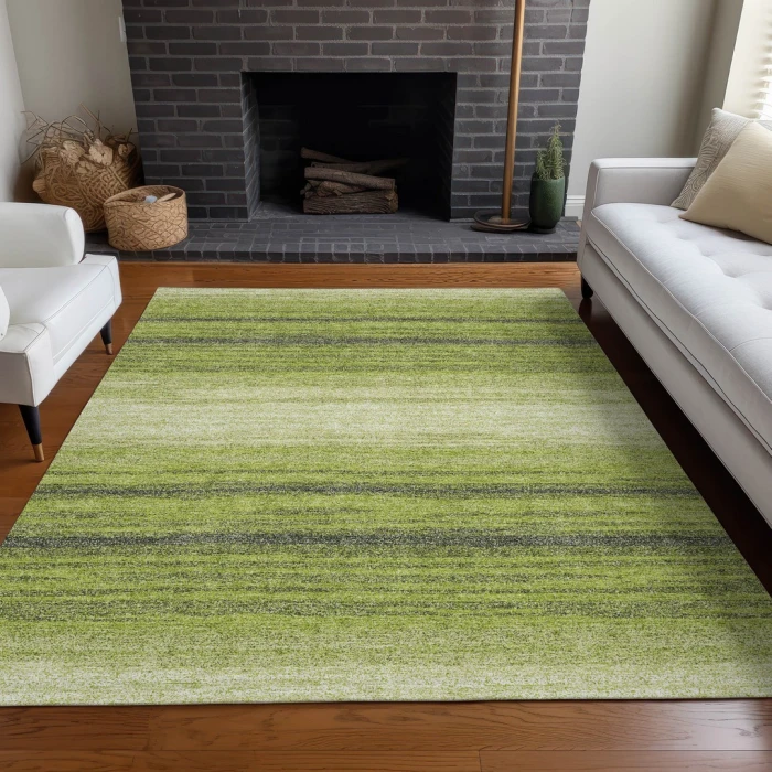 Addison Rugs Chantille Green ACN1033 8ft. x 10ft. Rect. Rug