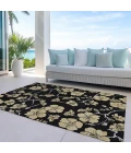 Addison Rugs Chantille Black ACN1034 5ft. x 7ft.6in. Rect. Rug