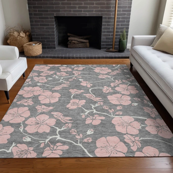 Addison Rugs Chantille Gray ACN1034 5ft. x 7ft.6in. Rect. Rug