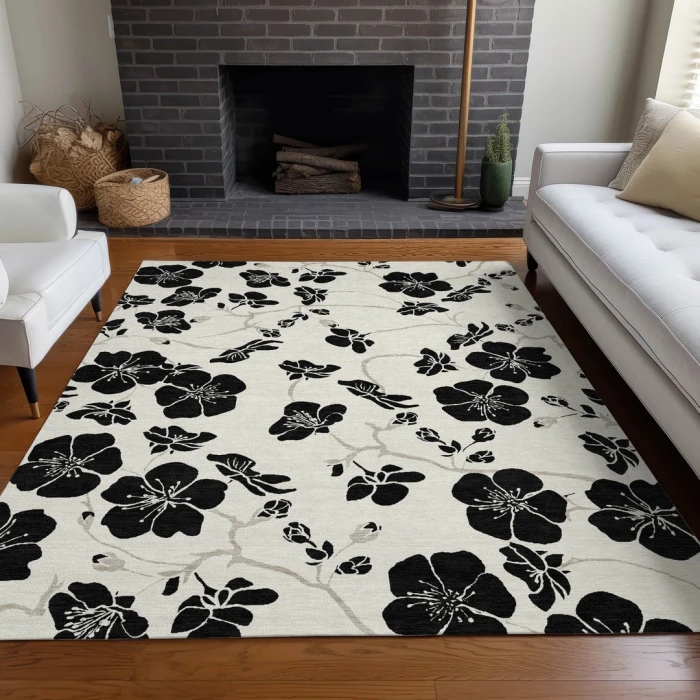 Addison Rugs Chantille Ivory ACN1034 5ft. x 7ft.6in. Rect. Rug