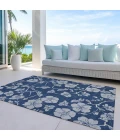 Addison Rugs Chantille Blue ACN1034 9ft. x 12ft. Rect. Rug