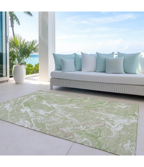 Addison Rugs Chantille Green ACN1035 5ft. x 7ft.6in. Rect. Rug
