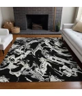 Addison Rugs Chantille Black ACN1035 8ft. x 10ft. Rect. Rug