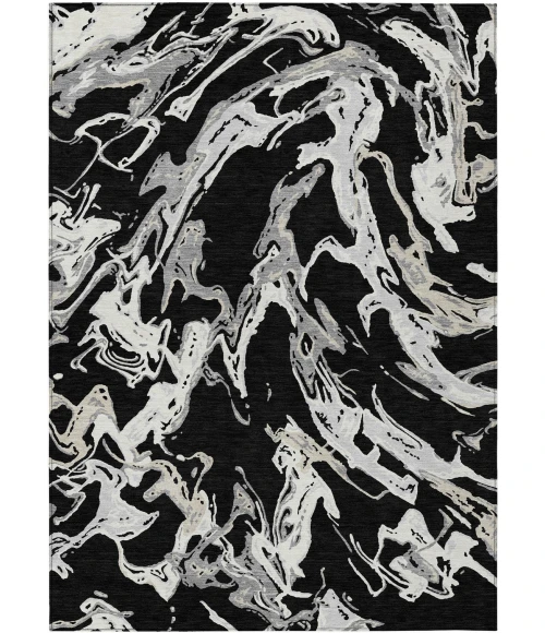 Addison Rugs Chantille Black ACN1035 8ft. x 10ft. Rect. Rug