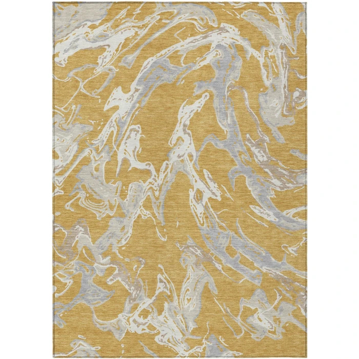Addison Rugs Chantille Gold ACN1035 5ft. x 7ft.6in. Rect. Rug