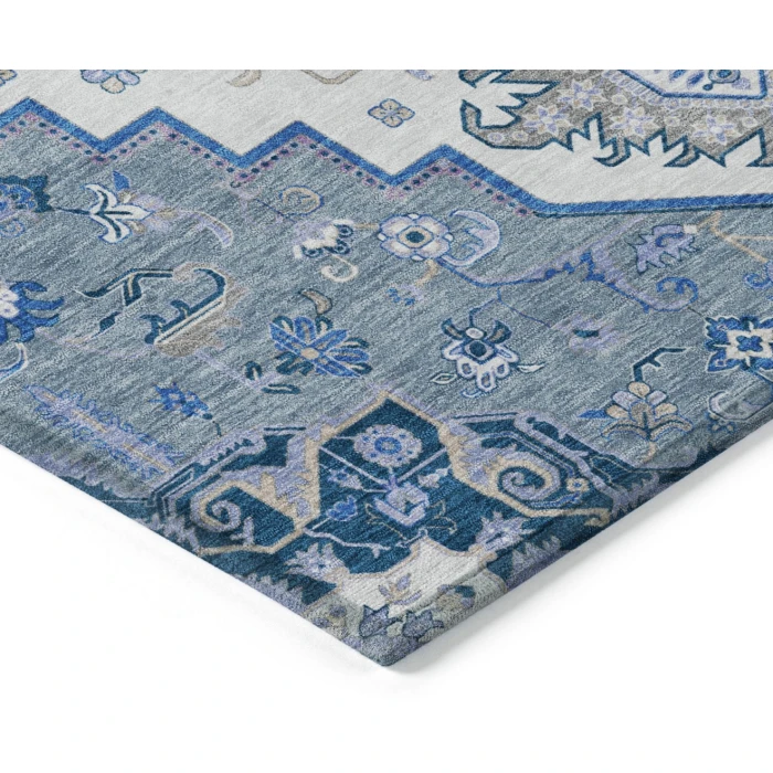Addison Rugs Chantille Blue ACN1036 9ft. x 12ft. Rect. Rug