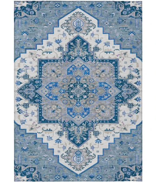 Addison Rugs Chantille Blue ACN1036 9ft. x 12ft. Rect. Rug