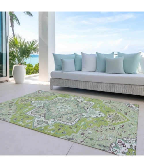 Addison Rugs Chantille Green ACN1036 9ft. x 12ft. Rect. Rug