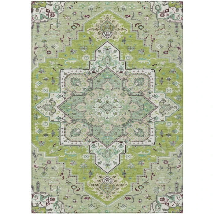 Addison Rugs Chantille Green ACN1036 8ft. x 10ft. Rect. Rug