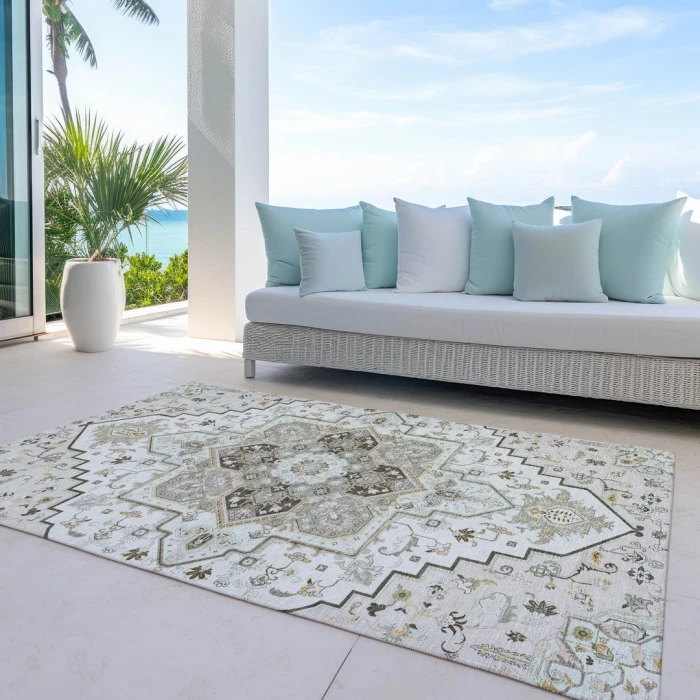 Addison Rugs Chantille Ivory ACN1036 5ft. x 7ft.6in. Rect. Rug