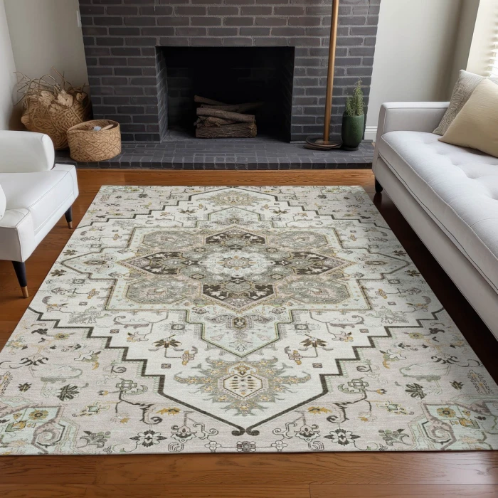 Addison Rugs Chantille Ivory ACN1036 5ft. x 7ft.6in. Rect. Rug