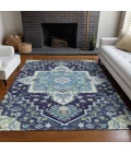 Addison Rugs Chantille Blue ACN1036 9ft. x 12ft. Rect. Rug