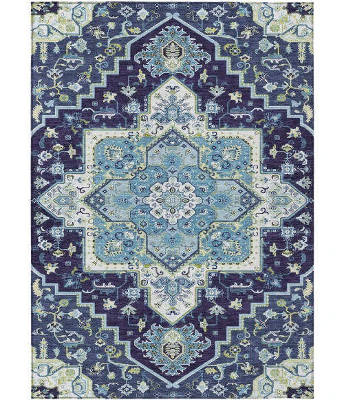 Addison Rugs Chantille Blue ACN1036 9ft. x 12ft. Rect. Rug