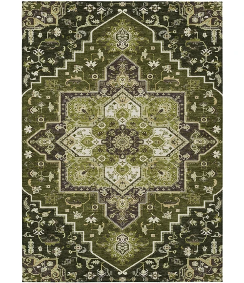 Addison Rugs Chantille Green ACN1036 8ft. x 10ft. Rect. Rug