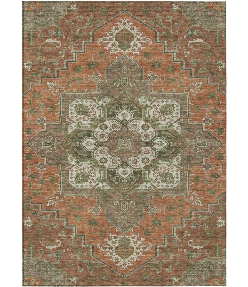 Addison Rugs Chantille Orange ACN1036 8ft. x 10ft. Rect. Rug