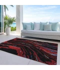 Addison Rugs Chantille Black ACN1037 9ft. x 12ft. Rect. Rug
