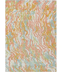 Addison Rugs Chantille Orange ACN1038 8ft. x 10ft. Rect. Rug