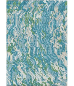 Addison Rugs Chantille Teal ACN1038 8ft. x 10ft. Rect. Rug