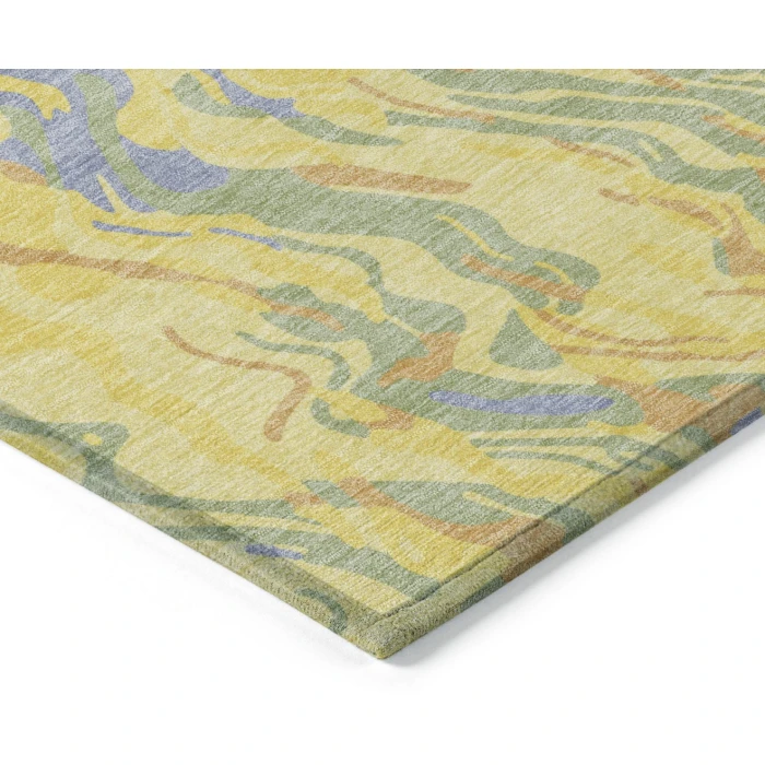Addison Rugs Chantille Gold ACN1038 9ft. x 12ft. Rect. Rug