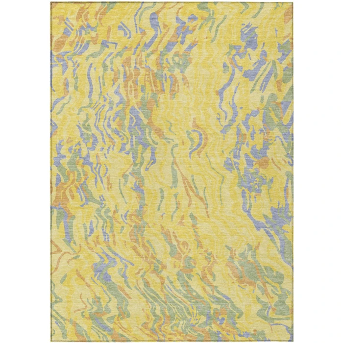 Addison Rugs Chantille Gold ACN1038 9ft. x 12ft. Rect. Rug