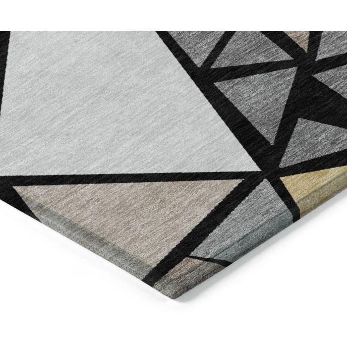 Addison Rugs Chantille Black ACN1039 9ft. x 12ft. Rect. Rug