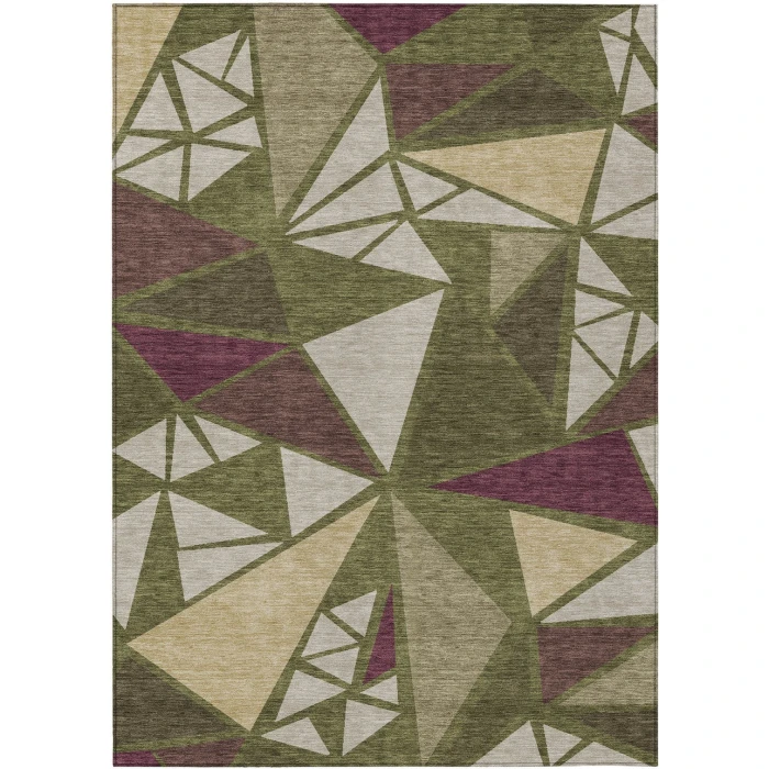 Addison Rugs Chantille Green ACN1039 8ft. x 10ft. Rect. Rug