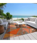 Addison Rugs Chantille Orange ACN1039 5ft. x 7ft.6in. Rect. Rug