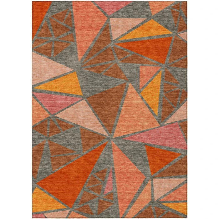 Addison Rugs Chantille Orange ACN1039 5ft. x 7ft.6in. Rect. Rug