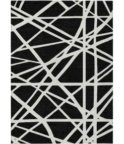 Addison Rugs Chantille Black ACN1040 9ft. x 12ft. Rect. Rug