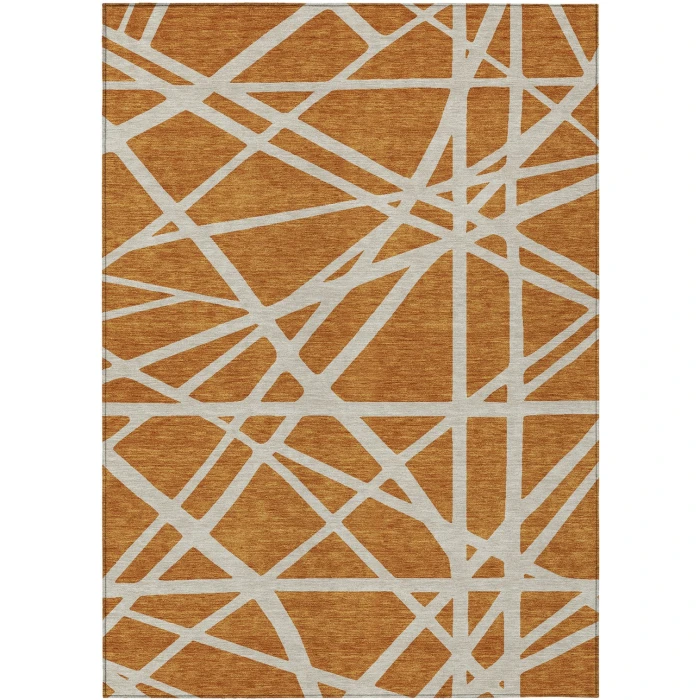 Addison Rugs Chantille Orange ACN1040 8ft. x 10ft. Rect. Rug