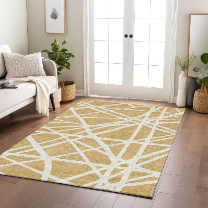 Addison Rugs Chantille Gold ACN1040 8ft. x 10ft. Rect. Rug