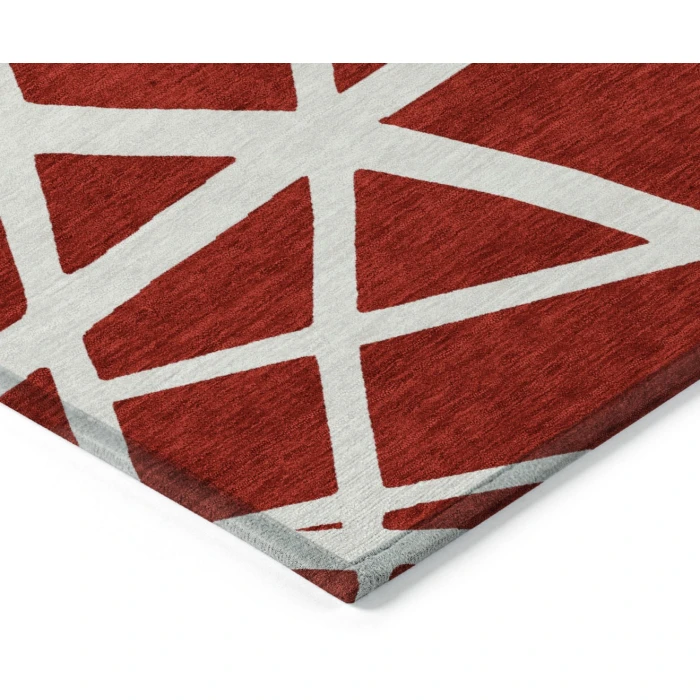 Addison Rugs Chantille Red ACN1040 9ft. x 12ft. Rect. Rug